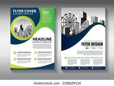 Business abstract vector template. Brochure design, cover modern layout, annual report, poster, flyer in A4 with colorful triangles, geometric shapes for tech, science, market with light background