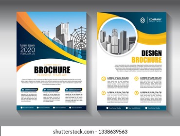 Flyers Design Template Vector Modern Brochure Stock Vector (Royalty ...