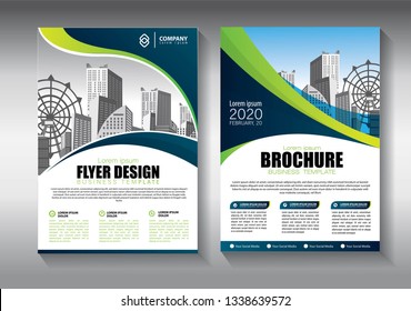 Business abstract vector template. Brochure design, cover modern layout, annual report, poster, flyer in A4 with colorful triangles, geometric shapes for tech, science, market with light background
