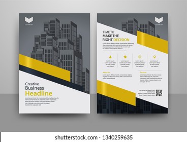 Corporate Book Cover Design Template A4 Stock Vector (Royalty Free ...