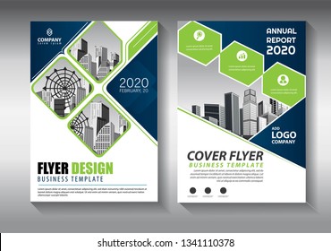 Business abstract vector template. Brochure design, cover modern layout, annual report, poster, flyer in A4 with colorful triangles, geometric shapes for tech, science, market with light background