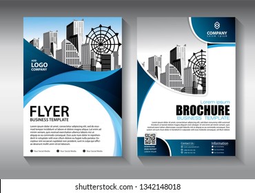Business abstract vector template. Brochure design, cover modern layout, annual report, poster, flyer in A4 with colorful triangles, geometric shapes for tech, science, market with light background