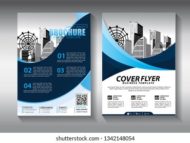 Business abstract vector template. Brochure design, cover modern layout, annual report, poster, flyer in A4 with colorful triangles, geometric shapes for tech, science, market with light background