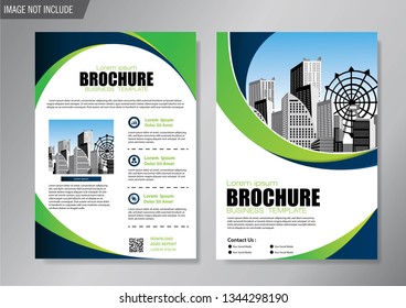 Business abstract vector template. Brochure design, cover modern layout, annual report, poster, flyer in A4 with colorful triangles, geometric shapes for tech, science, market with light background