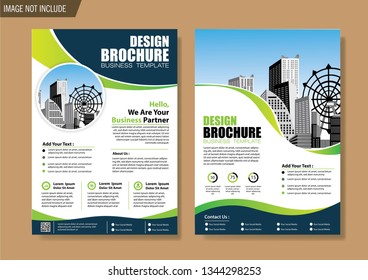 Business abstract vector template. Brochure design, cover modern layout, annual report, poster, flyer in A4 with colorful triangles, geometric shapes for tech, science, market with light background