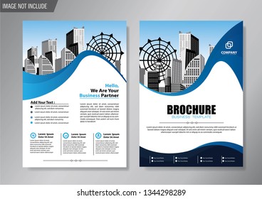 Business abstract vector template. Brochure design, cover modern layout, annual report, poster, flyer in A4 with colorful triangles, geometric shapes for tech, science, market with light background