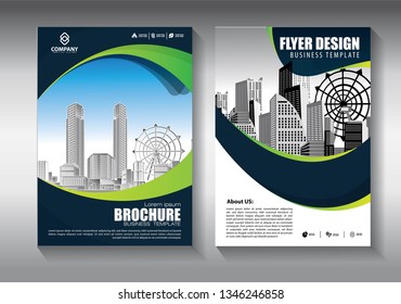 Business abstract vector template. Brochure design, cover modern layout, annual report, poster, flyer in A4 with colorful triangles, geometric shapes for tech, science, market with light background