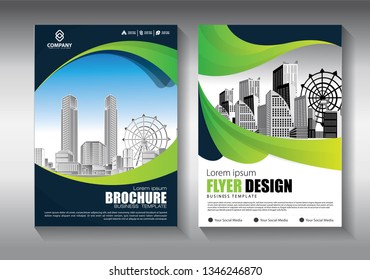 Business abstract vector template. Brochure design, cover modern layout, annual report, poster, flyer in A4 with colorful triangles, geometric shapes for tech, science, market with light background