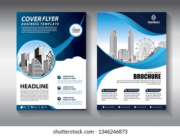 Business abstract vector template. Brochure design, cover modern layout, annual report, poster, flyer in A4 with colorful triangles, geometric shapes for tech, science, market with light background