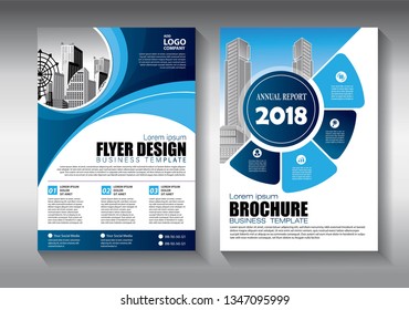 Business abstract vector template. Brochure design, cover modern layout, annual report, poster, flyer in A4 with colorful triangles, geometric shapes for tech, science, market with light background