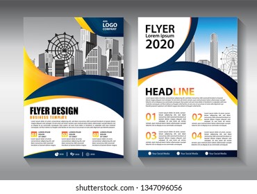 Business abstract vector template. Brochure design, cover modern layout, annual report, poster, flyer in A4 with colorful triangles, geometric shapes for tech, science, market with light background