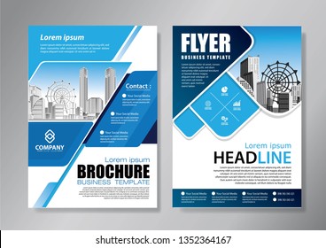 
Business abstract vector template. Brochure design, cover modern layout, annual report, poster, flyer in A4 with colorful triangles, geometric shapes for tech, science, market with light background
