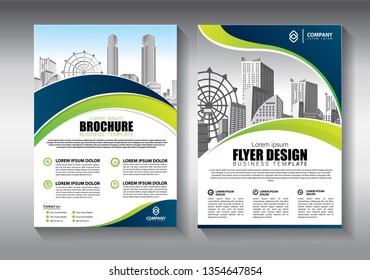 Business abstract vector template. Brochure design, cover modern layout, annual report, poster, flyer in A4 with colorful triangles, geometric shapes for tech, science, market with light background