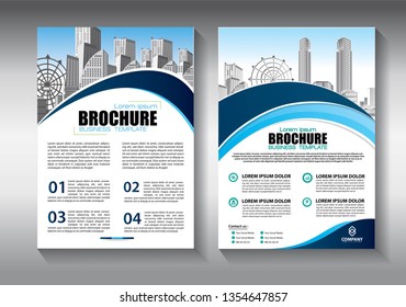 Business abstract vector template. Brochure design, cover modern layout, annual report, poster, flyer in A4 with colorful triangles, geometric shapes for tech, science, market with light background