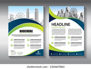 Business abstract vector template. Brochure design, cover modern layout, annual report, poster, flyer in A4 with colorful triangles, geometric shapes for tech, science, market with light background