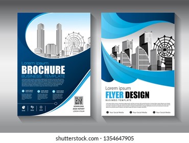 Business abstract vector template. Brochure design, cover modern layout, annual report, poster, flyer in A4 with colorful triangles, geometric shapes for tech, science, market with light background