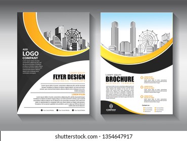 Business abstract vector template. Brochure design, cover modern layout, annual report, poster, flyer in A4 with colorful triangles, geometric shapes for tech, science, market with light background