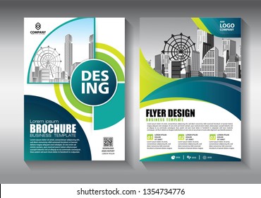 Business abstract vector template. Brochure design, cover modern layout, annual report, poster, flyer in A4 with colorful triangles, geometric shapes for tech, science, market with light background