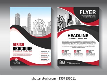 Business abstract vector template. Brochure design, cover modern layout, annual report, poster, flyer in A4 with colorful triangles, geometric shapes for tech, science, market with light background