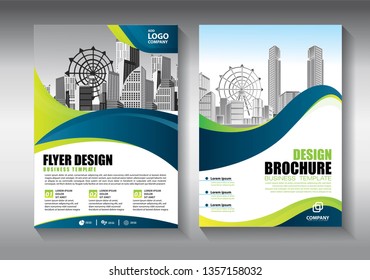 Business abstract vector template. Brochure design, cover modern layout, annual report, poster, flyer in A4 with colorful triangles, geometric shapes for tech, science, market with light background