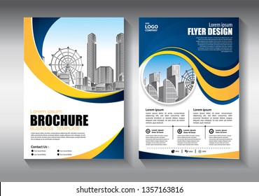 Business abstract vector template. Brochure design, cover modern layout, annual report, poster, flyer in A4 with colorful triangles, geometric shapes for tech, science, market with light background