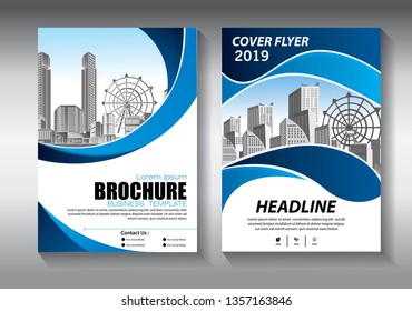 Business abstract vector template. Brochure design, cover modern layout, annual report, poster, flyer in A4 with colorful triangles, geometric shapes for tech, science, market with light background