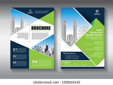 Company Profile Cover Design Annual Report Stock Vector (Royalty Free ...