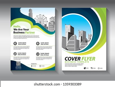 Business abstract vector template. Brochure design, cover modern layout, annual report, poster, flyer in A4 with colorful triangles, geometric shapes for tech, science, market with light background