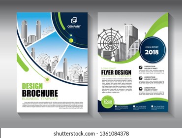 Business abstract vector template. Brochure design, cover modern layout, annual report, poster, flyer in A4 with colorful triangles, geometric shapes for tech, science, market with light background