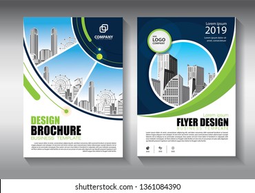 Business abstract vector template. Brochure design, cover modern layout, annual report, poster, flyer in A4 with colorful triangles, geometric shapes for tech, science, market with light background