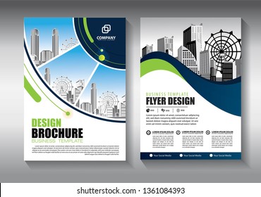 Business abstract vector template. Brochure design, cover modern layout, annual report, poster, flyer in A4 with colorful triangles, geometric shapes for tech, science, market with light background