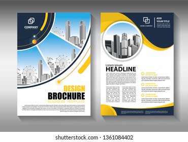 Business abstract vector template. Brochure design, cover modern layout, annual report, poster, flyer in A4 with colorful triangles, geometric shapes for tech, science, market with light background