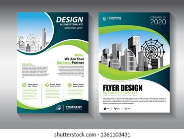 Business abstract vector template. Brochure design, cover modern layout, annual report, poster, flyer in A4 with colorful triangles, geometric shapes for tech, science, market with light background