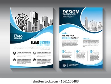 Business abstract vector template. Brochure design, cover modern layout, annual report, poster, flyer in A4 with colorful triangles, geometric shapes for tech, science, market with light background