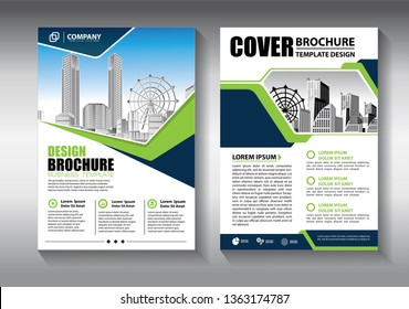 Business abstract vector template. Brochure design, cover modern layout, annual report, poster, flyer in A4 with colorful triangles, geometric shapes for tech, science, market with light background