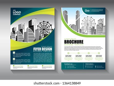 Business abstract vector template. Brochure design, cover modern layout, annual report, poster, flyer in A4 with colorful triangles, geometric shapes for tech, science, market with light background