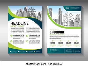 Business abstract vector template. Brochure design, cover modern layout, annual report, poster, flyer in A4 with colorful triangles, geometric shapes for tech, science, market with light background