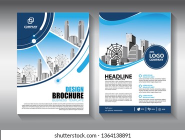 Business abstract vector template. Brochure design, cover modern layout, annual report, poster, flyer in A4 with colorful triangles, geometric shapes for tech, science, market with light background