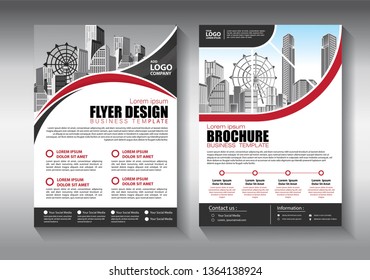 Business abstract vector template. Brochure design, cover modern layout, annual report, poster, flyer in A4 with colorful triangles, geometric shapes for tech, science, market with light background