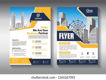 Business abstract vector template. Brochure design, cover modern layout, annual report, poster, flyer in A4 with colorful triangles, geometric shapes for tech, science, market with light background