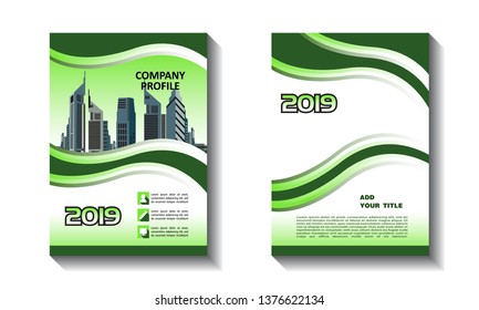 Business abstract vector template. Brochure design, cover modern layout, annual report, poster, flyer in A4 with colorful triangles, geometric shapes for tech, science, market with light background