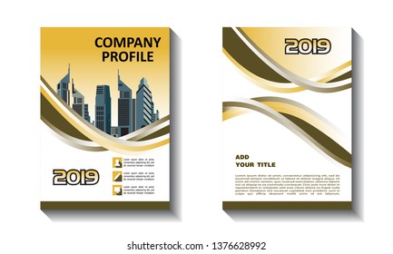 Business abstract vector template. Brochure design, cover modern layout, annual report, poster, flyer in A4 with colorful triangles, geometric shapes for tech, science, market with light background