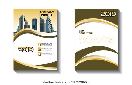 Business abstract vector template. Brochure design, cover modern layout, annual report, poster, flyer in A4 with colorful triangles, geometric shapes for tech, science, market with light background