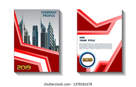 Business abstract vector template. Brochure design, cover modern layout, annual report, poster, geometric shapes for tech, science, market with light background