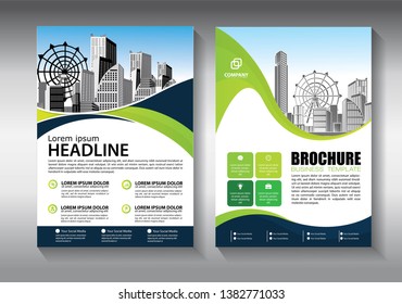 Brochure Design Template Vector Flyers Report Stock Vector (royalty 