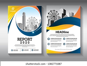 Business abstract vector template. Brochure design, cover modern layout, annual report, poster, flyer in A4 with colorful triangles, geometric shapes for tech, science, market with light background