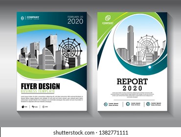 Business abstract vector template. Brochure design, cover modern layout, annual report, poster, flyer in A4 with colorful triangles, geometric shapes for tech, science, market with light background