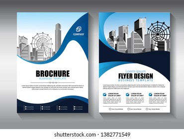 Business abstract vector template. Brochure design, cover modern layout, annual report, poster, flyer in A4 with colorful triangles, geometric shapes for tech, science, market with light background