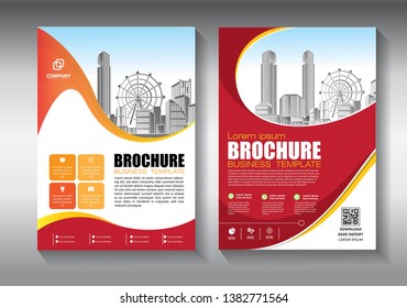 Business abstract vector template. Brochure design, cover modern layout, annual report, poster, flyer in A4 with colorful triangles, geometric shapes for tech, science, market with light background