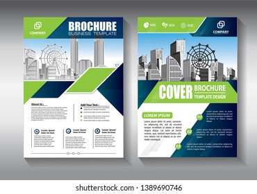 Business abstract vector template. Brochure design, cover modern layout, annual report, poster, flyer in A4 with colorful triangles, geometric shapes for tech, science, market with light background